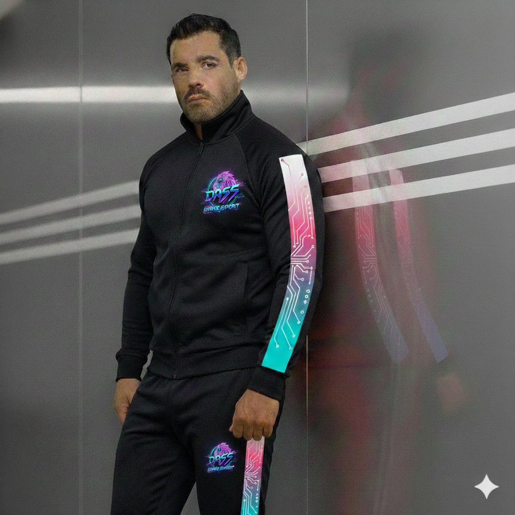 Conjunto de Caballero DASS CiberPunk Premium Casual y entrenamiento