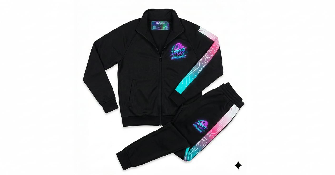 Conjunto de Caballero DASS CiberPunk Premium Casual y entrenamiento